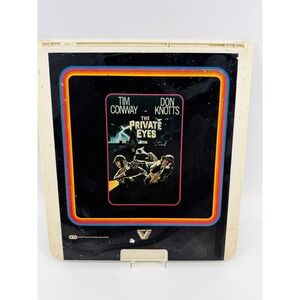 Vestron Video The Private Eyes CED Movie Tim Conway Don Knotts Vintage 1980 PG